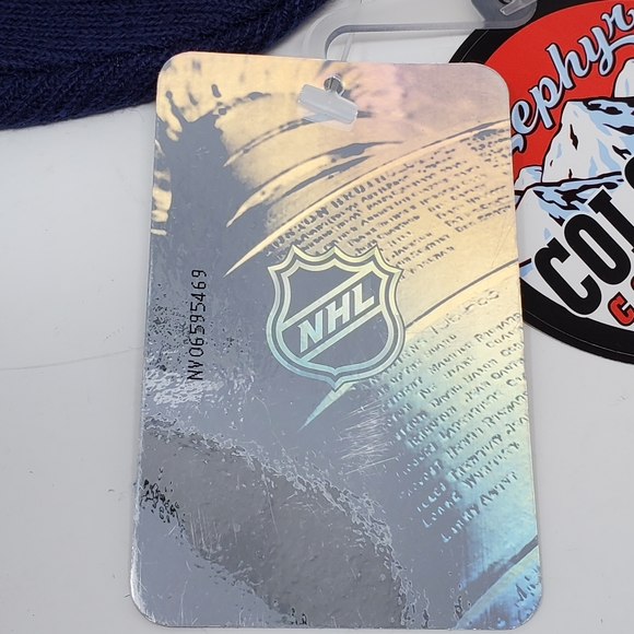 NHL Official New York Rangers Men's Knit Hat - Picture 3 of 7